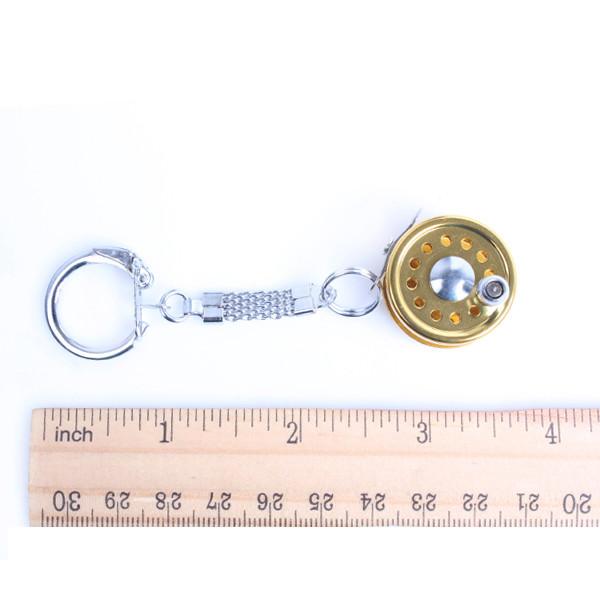 Mini Fishing Reel Keychain Gift