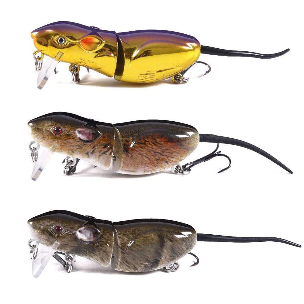 FishingFriend Zag 2.5" Real Swimming Action Segmented Field Mouse
