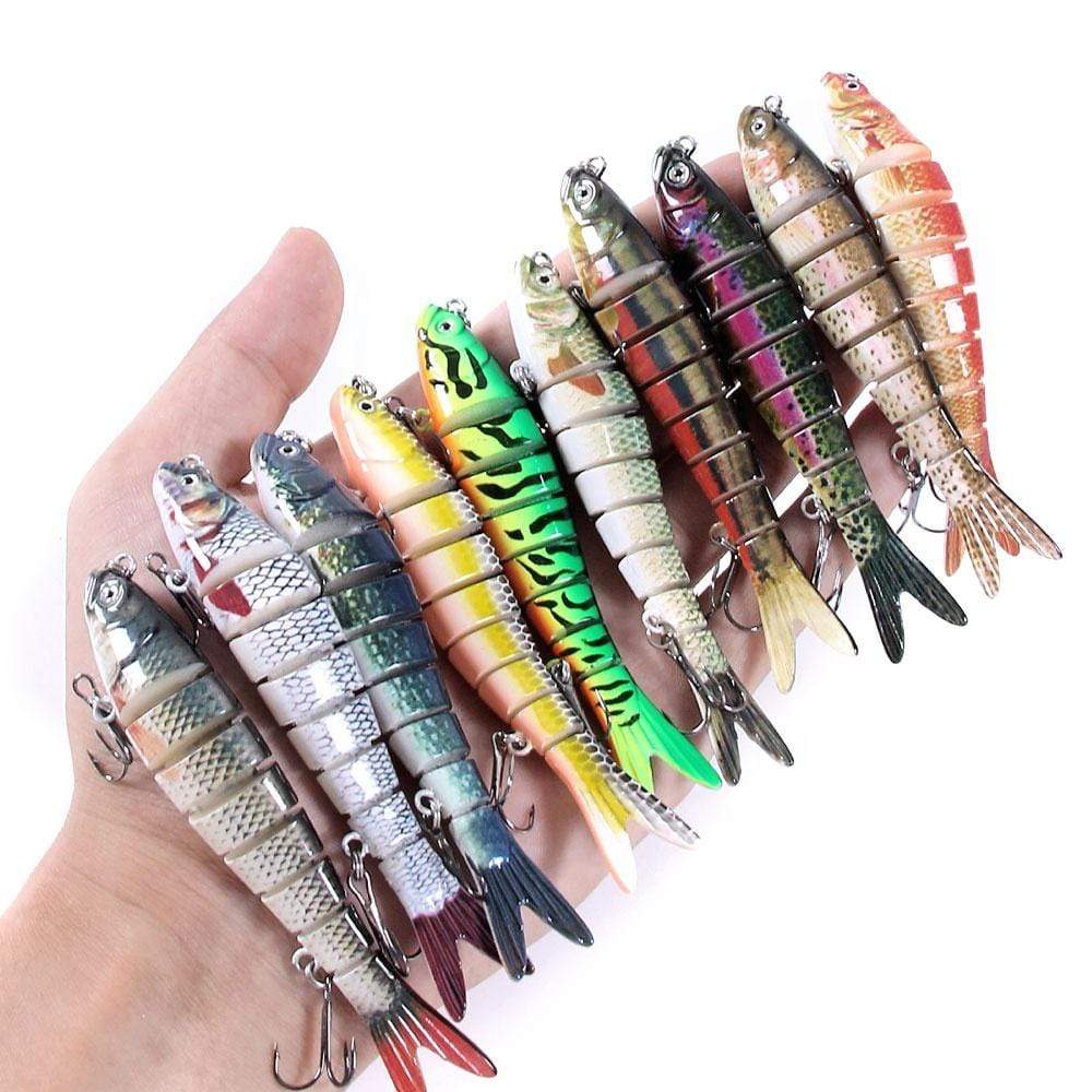 Special Offer 3 Pack of 8 Segment Bionic Swimbait Lures