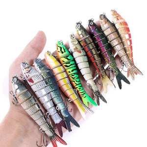 Special Offer 3 Pack of 8 Segment Bionic Swimbait Lures