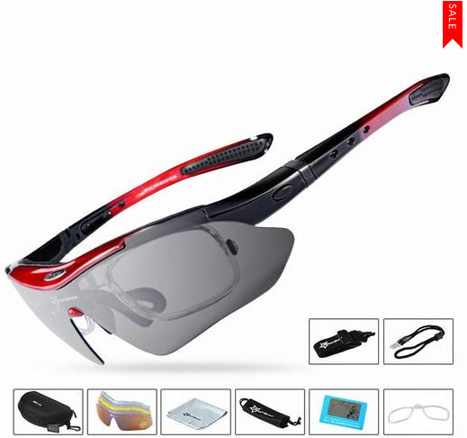 Polarized Fishing Frameless Sunglasses 5 Lens UV 400 Protection