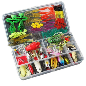 131pc Fishing Lures Kit With Tackle Box