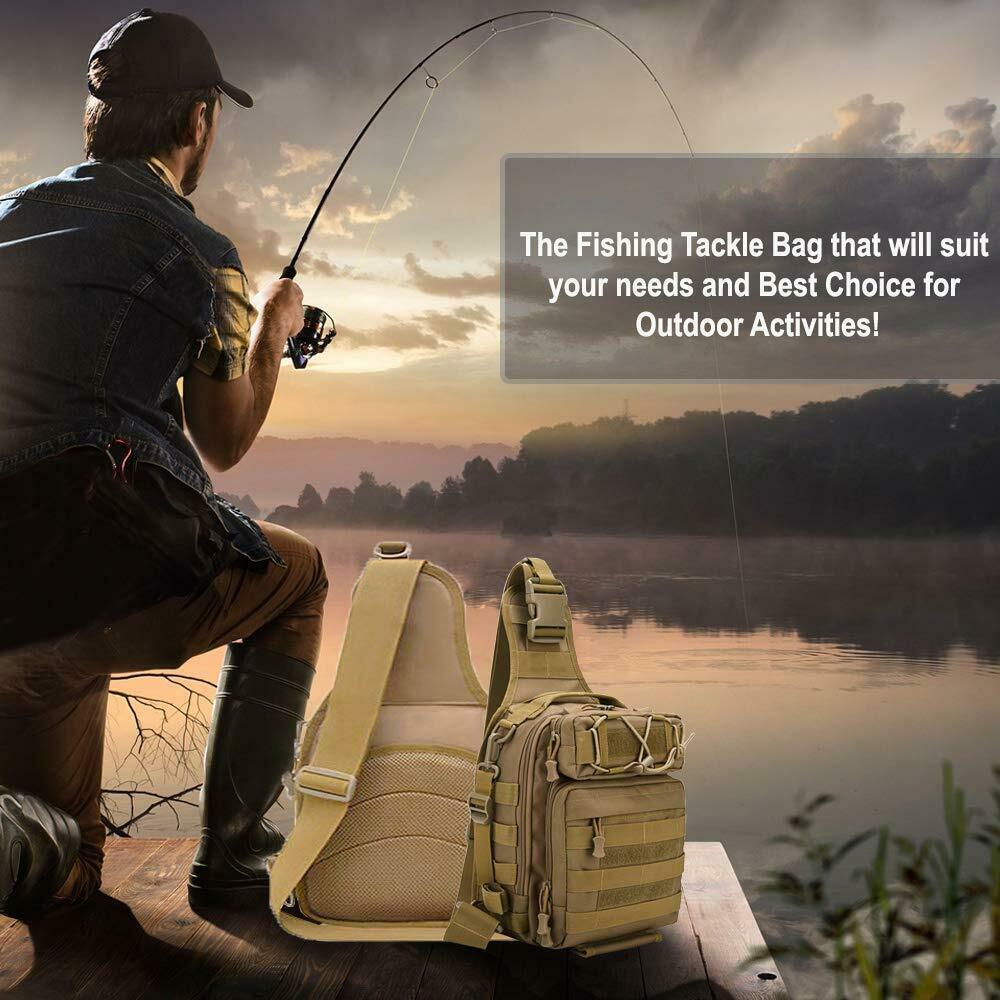 FishingFriend Outdoor Tackle Bag For Fishing Hiking Camping