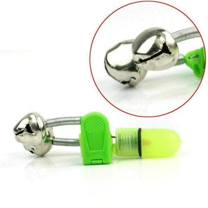 10 LED Night Fishing Bite Bait Alarms With Bells