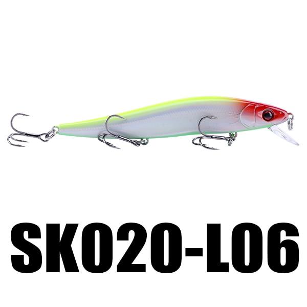 Dundee SK020 Minnow Fishing Lure 10 Colors